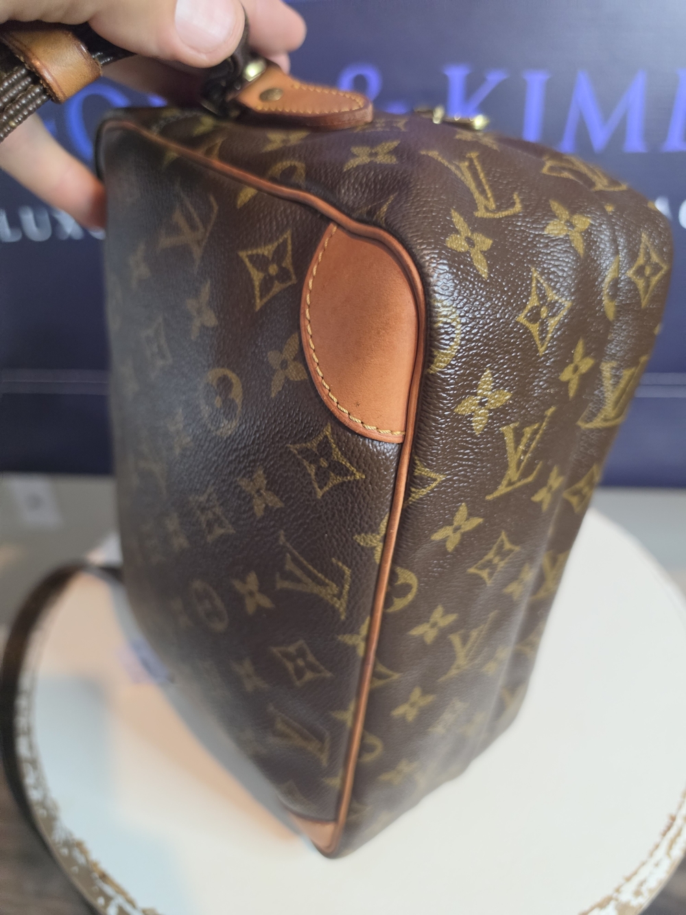 Louis Vuitton Monogram Canvas Toiletry Bag in Brown and Tan - Picture 6 of 12